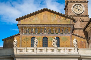 fassadenbasilika Santa Maria Trastevere