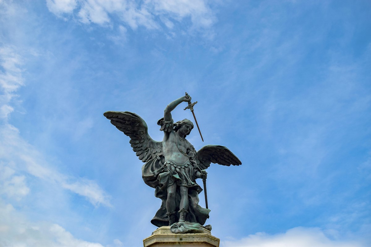 statue engelsburg Rom