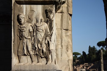 The Roman Forum Bogen Titus Detail