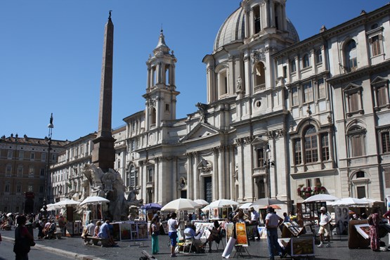 Kunstler Piazza Navona