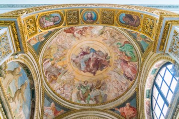 deckenmalerei Santa Maria In Trastevere